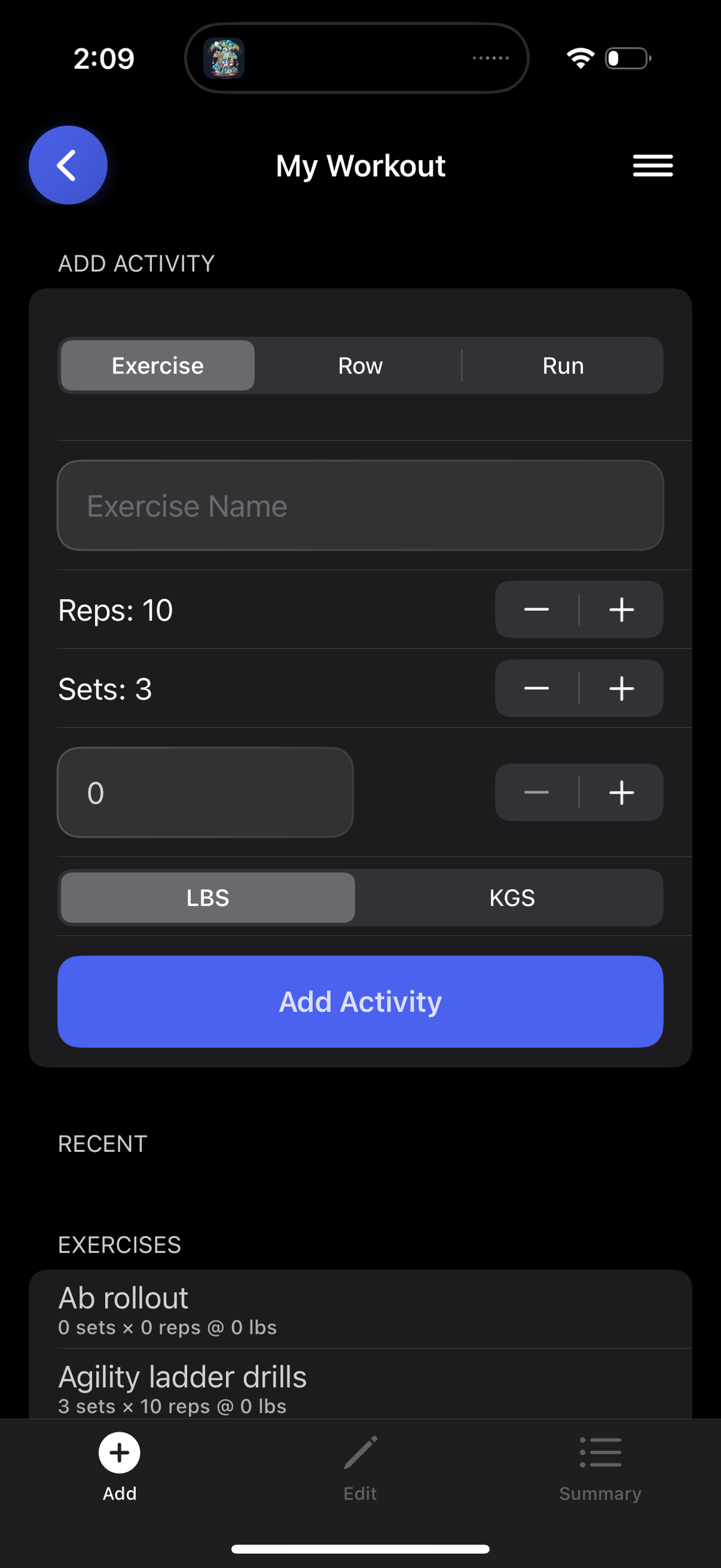 Hybra App Interface